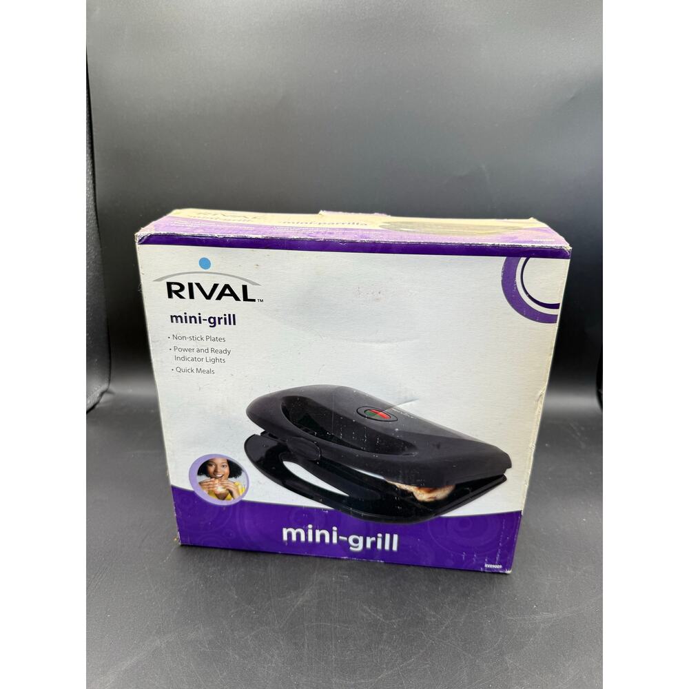 Rival Mini Grill RV-09009 – In Box - Like New - Picture 4 of 9